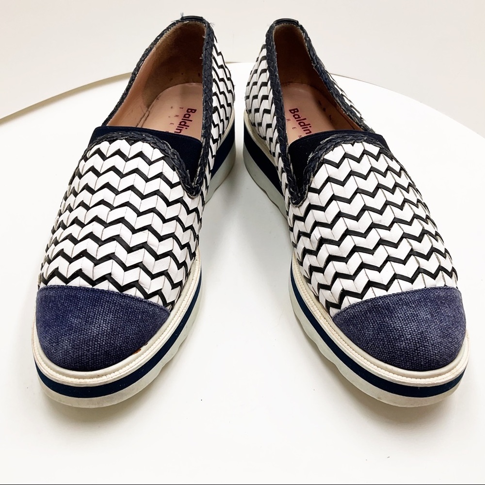 {Baldinini Trend} Leather & Denim Flats